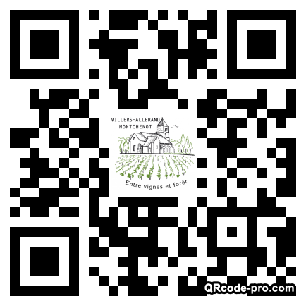 QR code with logo 1FE10