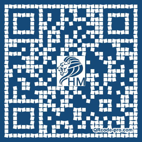 QR code with logo 1H620