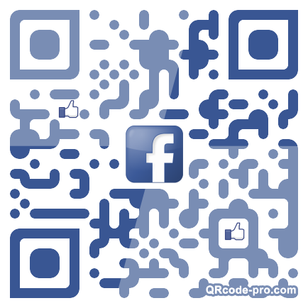 QR code with logo 1Hp80