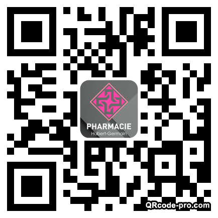 QR code with logo 1Hzg0