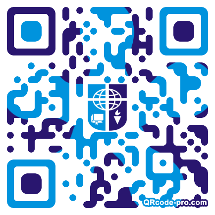 QR code with logo 1KM40