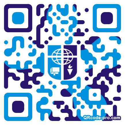 QR code with logo 1KM70