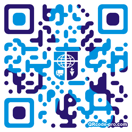 QR code with logo 1KM90