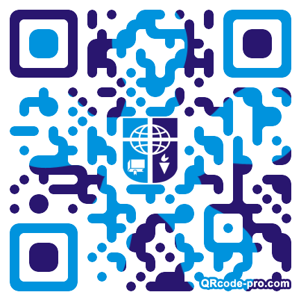 QR code with logo 1KMR0