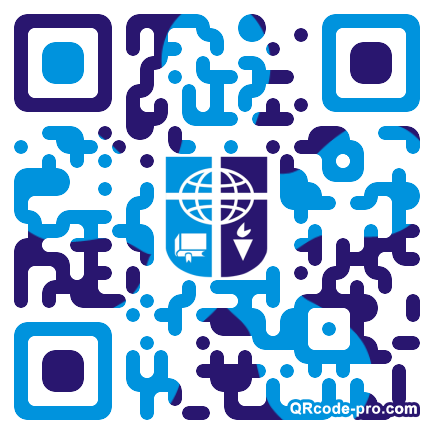 QR code with logo 1KNT0