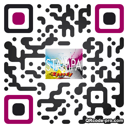 QR code with logo 1Kp30