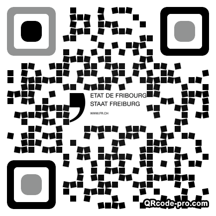 QR code with logo 1LCR0