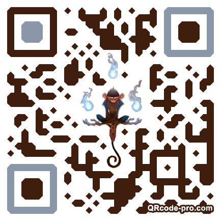 QR code with logo 1Mor0