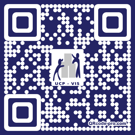 QR code with logo 1NM70
