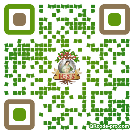 QR code with logo 1NeD0