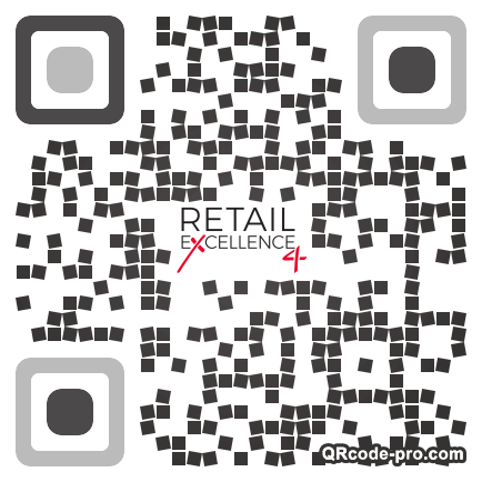 QR code with logo 1NrR0