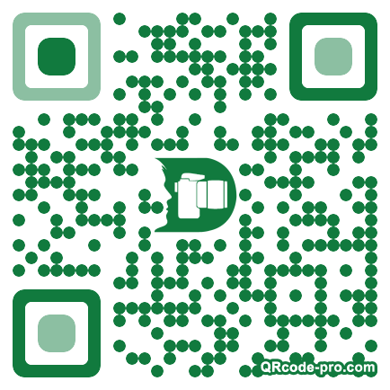 QR code with logo 1NuX0