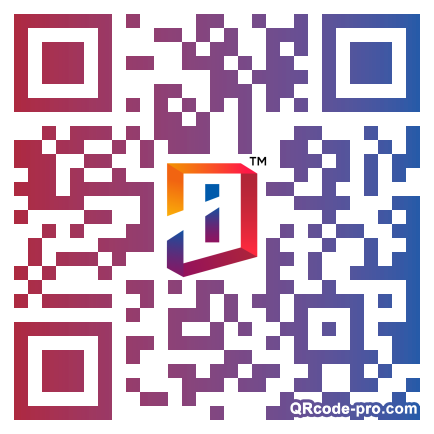 QR code with logo 1ODc0