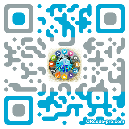 QR code with logo 1OSn0