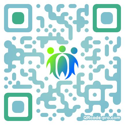 QR code with logo 1P2r0
