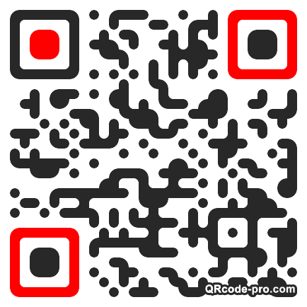 QR code with logo 1P3L0