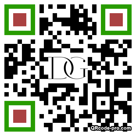 QR code with logo 1P3m0