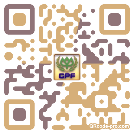 QR code with logo 1P500