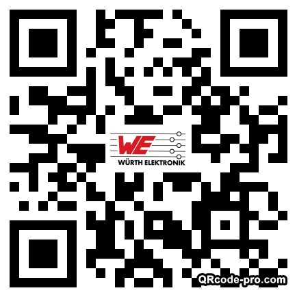 QR code with logo 1P6H0