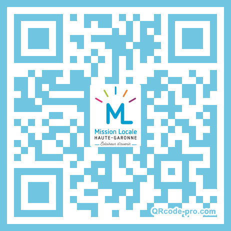 QR code with logo 1PcL0