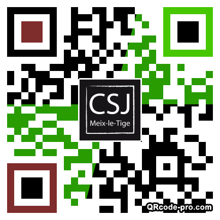 QR code with logo 1Q0S0