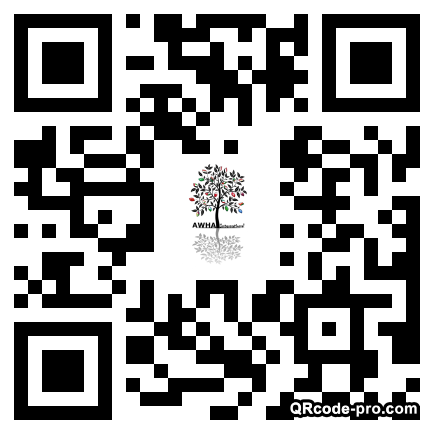 QR code with logo 1R3p0
