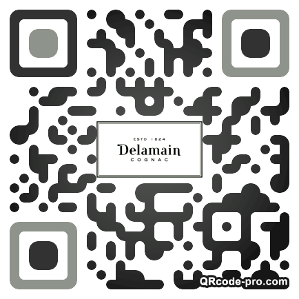QR code with logo 1R4P0
