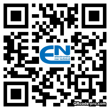 QR code with logo 1R7h0