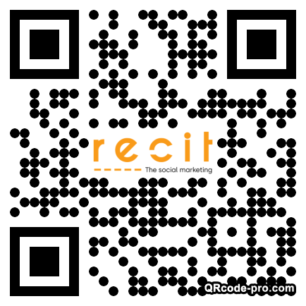 QR code with logo 1RX80
