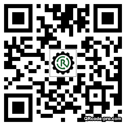 QR code with logo 1Rb40