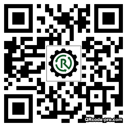 QR code with logo 1Rb80