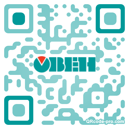 QR code with logo 1Rbl0