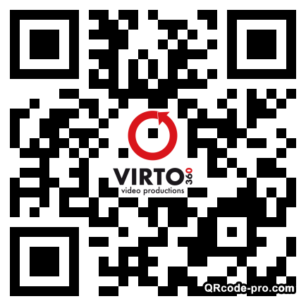 QR code with logo 1Rt00