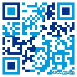 QR code with logo 1RzM0