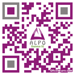 QR code with logo 1Rzk0