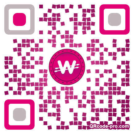 QR code with logo 1S3M0