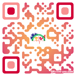QR code with logo 1Uaw0