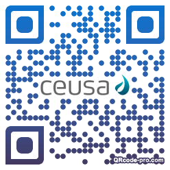 QR code with logo 1UsD0