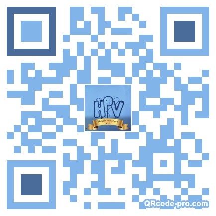 QR code with logo 1V7H0