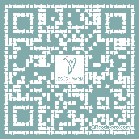 QR code with logo 1VJD0