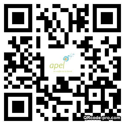 QR code with logo 1VN40