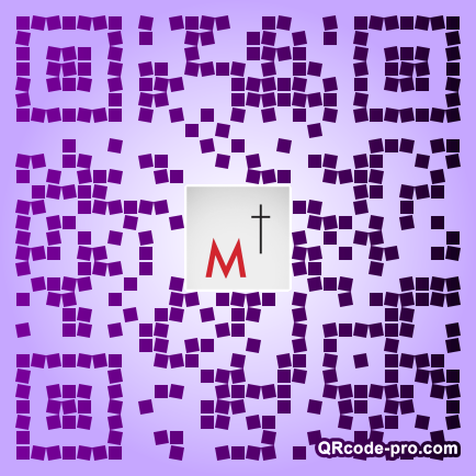 QR code with logo 1Vm70