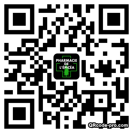 QR code with logo 1W4P0
