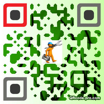 QR code with logo 1W7S0