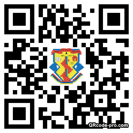 QR code with logo 1XEB0