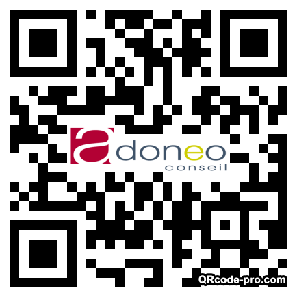 QR code with logo 1Z0a0