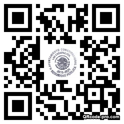 QR code with logo 1Z3H0