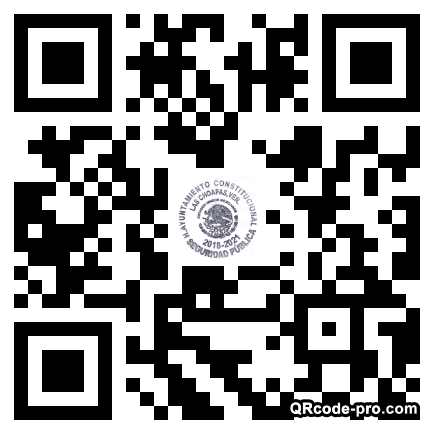 QR code with logo 1Z750