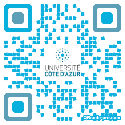 QR code with logo 1Z980