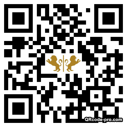 QR code with logo 1ZV70